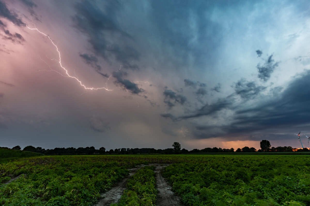 Bliksemontlading crawler onweer Duitsland