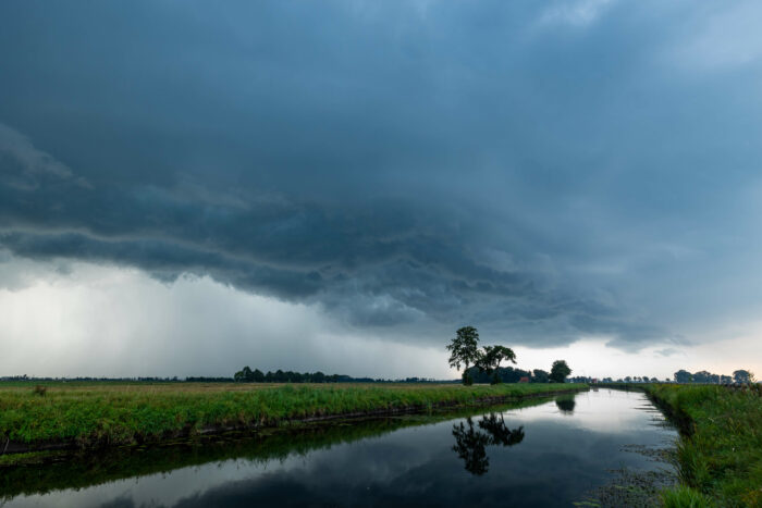 Onweersbuien bij Zwolle