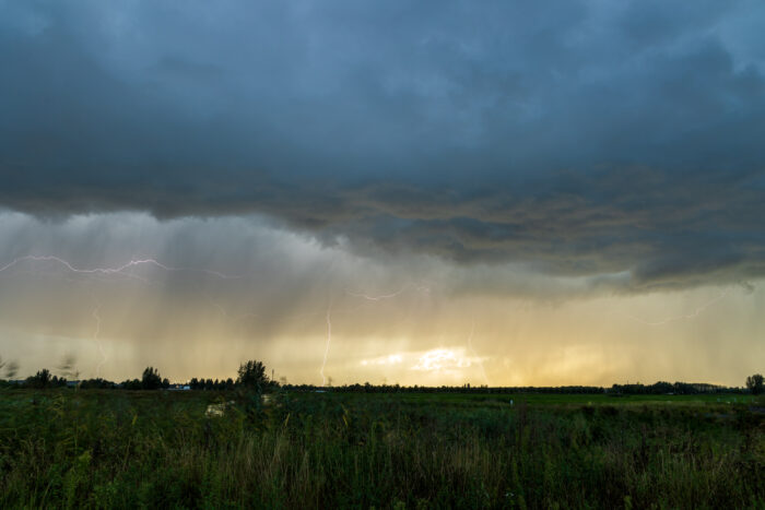 Onweer boven Gouda